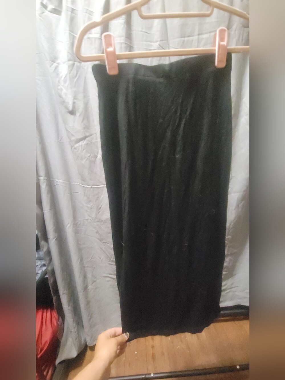 Black Midi Pencil Skirt - Women's Classic Style